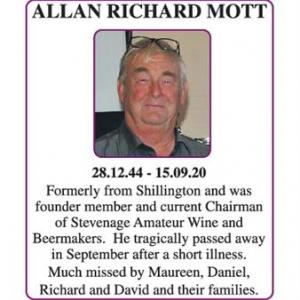 ALLAN RICHARD MOTT