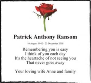 Patrick Anthony Ransom