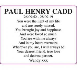 PAUL HENRY CADD