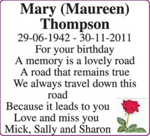 Mary Thompson