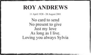 ROY ANDREWS