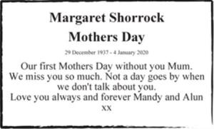 Margaret Shorrock