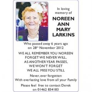 Noreen Ann Mary Larkins