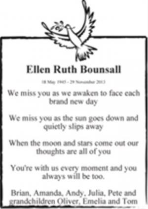 Ellen Ruth Bounsall