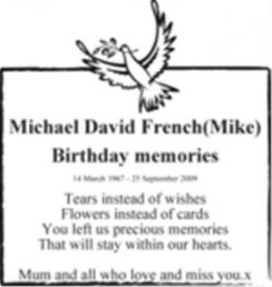 Michael David French(Mike)