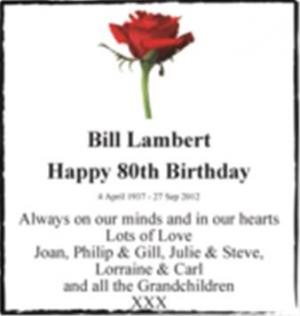 Bill Lambert