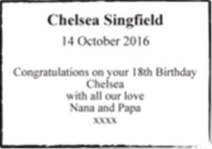 Chelsea Singfield