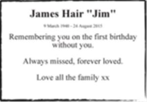 James Hair "Jim"