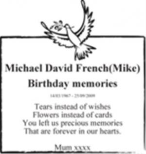 Michael David French(Mike)