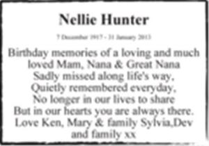 Nellie Hunter