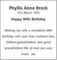 Phyllis Anne Brock