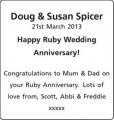 Doug - Susan Spicer