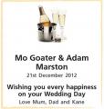 Mo Goater - Adam Marston