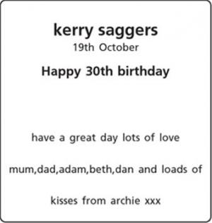 kerry saggers