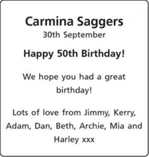 Carmina Saggers