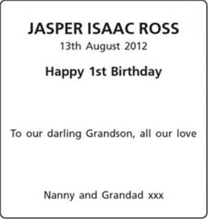 JASPER ISAAC ROSS