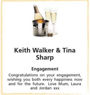 Keith Walker - Tina Sharp