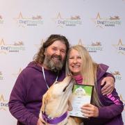 Andrew McReynolds and Jo Sorrell with Orberry and their award