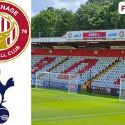 Stevenage took on Tottenham in their final pre-season friendly.