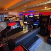 Paul's homemade arcade could be named Games Room of the Year 2023.