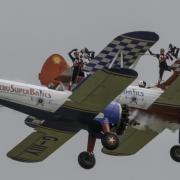 The Boeing Stearmans display team at the Summer Air Show