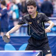 Pablo Ramirez Rioja of Stevenage won the U13 boys' single title at the National Championships. Picture: MICHAEL LOVEDER