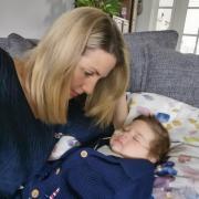 Louise Martin with son Joshua, who sadly died from complications after a group B strep diagnosis