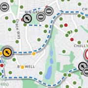 A diversion route will be in place while a section of Six Hills Way in Stevenage is closed.