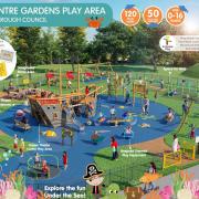 Stevenage Borough Council says the new play area has been designed with the help of residents and pupils in the town.