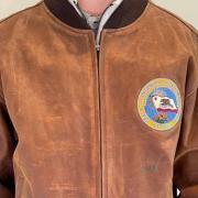 The jacket was specially made for Arnie during his time as Governor of California.