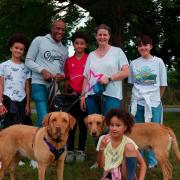 Families came together for the Sunset Starlight Walk