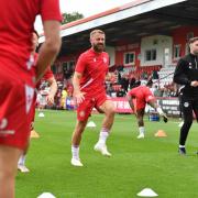 Dan Butler had a strong game for Stevenage against Charlton Athletic. Picture: TGS PHOTO