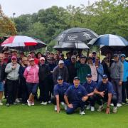 Golfers took part in a charity event in aid of Letchworth's Garden House Hospice Care.