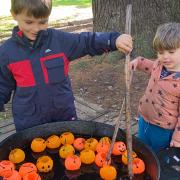 Hook a pumpkin at Knebworth House