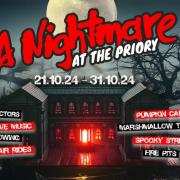 Hitchin Priory Hotel is set to host a spooky Halloween event named 'A Nightmare at the Priory' from the 21 to 31 October.