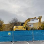 Construction of a new Costa Coffee shop has started on Stevenage Leisure Park.