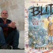 Martin Impey with his book 'Blitz: One Family's War'