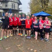 Stevenage Striders were out at remembrance runs. Picture: STRIDERS