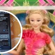 The website advertised on Mattel's Wicked dolls is a porn site.