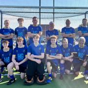 The men's sixth team at Blueharts Hockey Club. Picture: BLUEHARTS HC