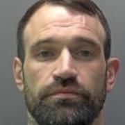 The man has been sent to prison for more than three years for carrying out a burglary and attempted burglaries in the county.