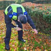 Police carried out knife sweeps in Stevenage as part of Operation Sceptre.