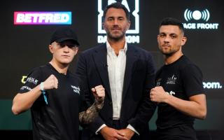 Tom Ansell (right) will take on Campbell Hatton on the undercard of the Anthony Joshua bill. Picture: NICK POTTS/PA