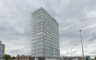 Work to remediate unsafe cladding on Vista Tower in Stevenage has finally begun.