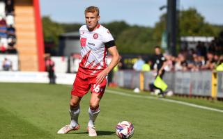 Lewis Freestone scored an inadvertent and unfortunate own-goal at Rotherham. Picture: TGS PHOTO