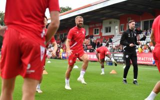 Dan Butler had a strong game for Stevenage against Charlton Athletic. Picture: TGS PHOTO