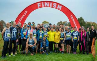 Fairlands Valley Spartans before the 40th anniversary Stevenage Marathon. Picture: KEITH FENWICK/FVS