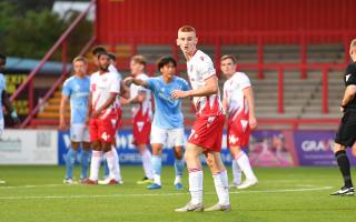 Ryan Doherty set Stevenage on their way to victory over MK Dons in the FA Youth Cup. Picture: TGS PHOTO