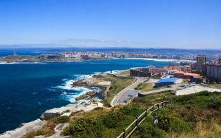 La Coruna is an historic Spanish port city.