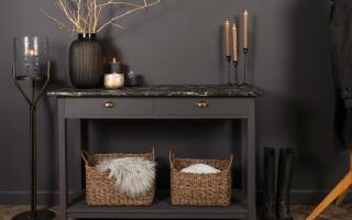 Dark colours in the minimaluxe trend provide a cocooning effect